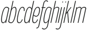 Gorga Sans Regular Ultra Condensed Italic otf (900) FONT