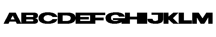 Goride Sans Extended FONT