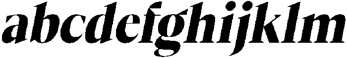 Gretha Serif Black Semi Condensed Italic otf (900) FONT