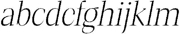 Gretha Serif Extra Light Semi Condensed Italic otf (200) FONT