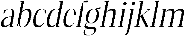 Gretha Serif Light Condensed Italic otf (300) FONT