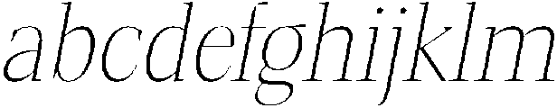 Gretha Serif Thin Semi Condensed Italic otf (100) FONT