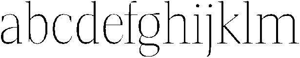 Gretha Serif Thin Semi Condensed otf (100) FONT