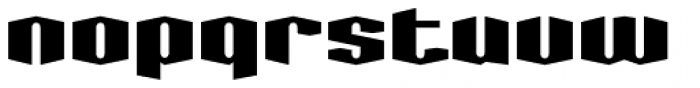 Greenbriar AEF580 Font LOWERCASE