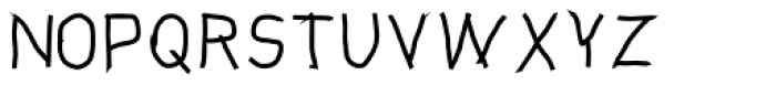 Handjob Font UPPERCASE