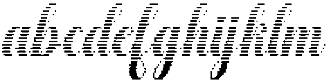Hello Rainbow Hatching Slant 12 Regular otf (400) FONT