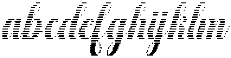 Hello Rainbow Hatching Slant 14 Regular otf (400) FONT