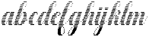 Hello Rainbow Hatching Slant 16 Regular otf (400) FONT