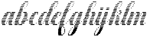 Hello Rainbow Hatching Slant 18 Regular otf (400) FONT
