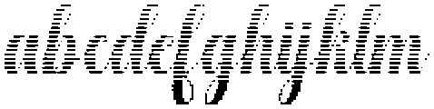 Hello Rainbow Hatching Slant 8 Regular otf (400) FONT
