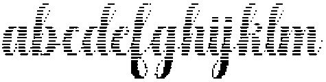 Hello Rainbow Hatching Slant Regular otf (400) FONT