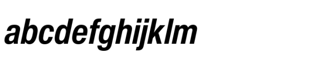 Helvetica Now Pro Text Condensed Bold Italic FONT