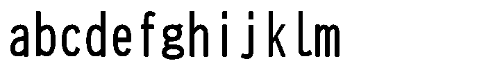 HG New Gothic RT HGNew Gothic RT W256 C095 Regular FONT