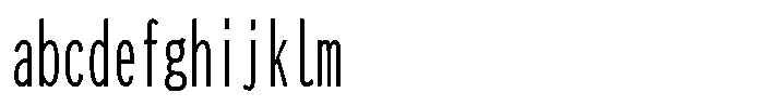 HG New Gothic RT Regular FONT