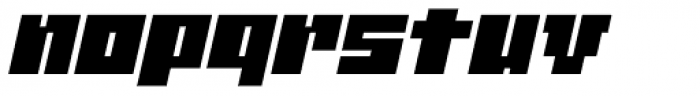 Judera Flat Italic Font LOWERCASE