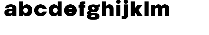 Kamerik 205 Heavy Font LOWERCASE