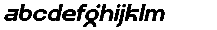 Kalogen Italic Extra Bold FONT