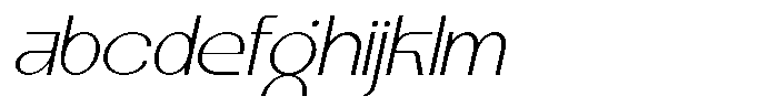 Kalogen Italic Thin FONT
