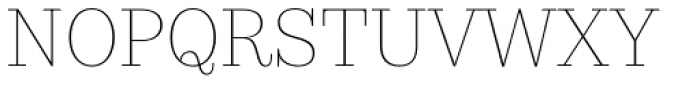 Kazimir Text Thin Font UPPERCASE