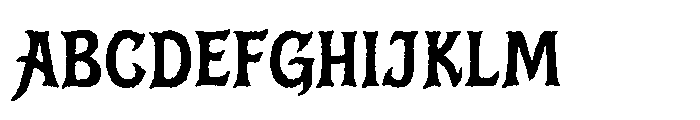 Kliwon Scary Rough Regular FONT