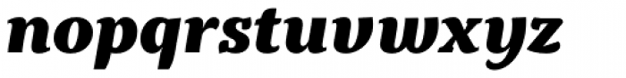 Kopius ExtraBold Italic Font LOWERCASE