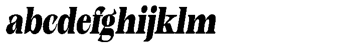 Kornesia Contrast Kornesia Cntr Black Condensed Oblique FONT