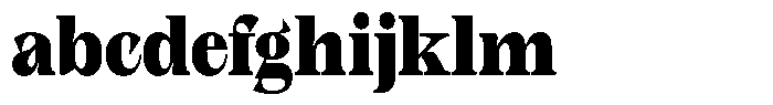 Kornesia Contrast Kornesia Cntr Black Semi Condensed FONT