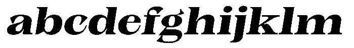Kornesia Contrast Kornesia Cntr Bold Expanded Oblique FONT
