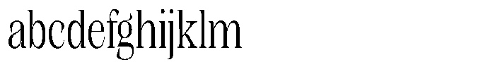 Kornesia Contrast Kornesia Cntr Extra Light Condensed FONT