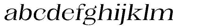 Kornesia Contrast Kornesia Cntr Extra Light Expanded Oblique FONT