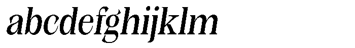 Kornesia Contrast Kornesia Cntr Semi Condensed Oblique FONT