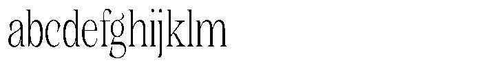 Kornesia Contrast Kornesia Cntr Thin Condensed FONT