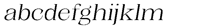 Kornesia Contrast Kornesia Cntr Thin Expanded Oblique FONT