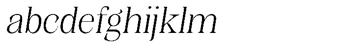 Kornesia Contrast Kornesia Cntr Thin Oblique FONT