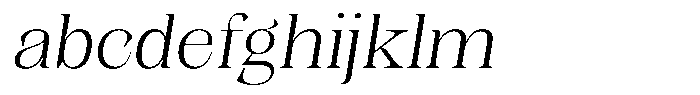 Kornesia Contrast Kornesia Cntr Thin Semi Expanded Oblique FONT