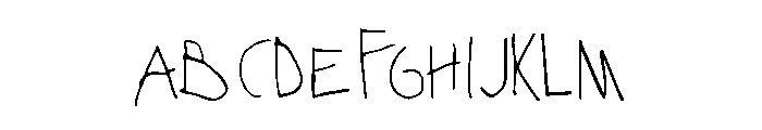 Leo hates school FONT