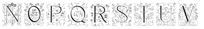 Libertee Font UPPERCASE