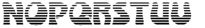 Lugano Alternate Striped Font UPPERCASE