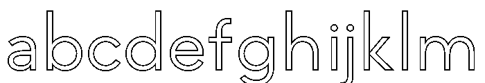 MADE INFINITY Outline Personal Use Light FONT