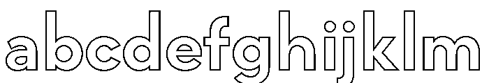 MADE INFINITY Outline Personal Use Medium FONT