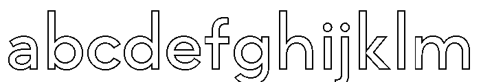 MADE INFINITY Outline Personal Use Regular FONT