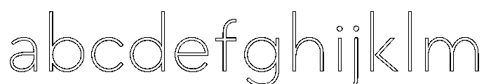 MADE INFINITY Outline Personal Use Thin FONT
