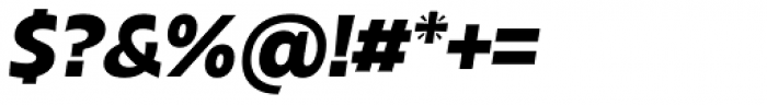 Maipo Sans Ultra Bold Italic Font OTHER CHARS