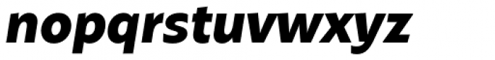 Maipo Sans Ultra Bold Italic Font LOWERCASE