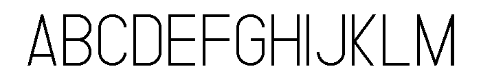 METRO POLICE LIGHT FONT