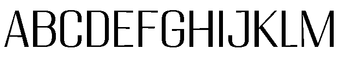 Migha-LightSemiExpandedCNTR FONT