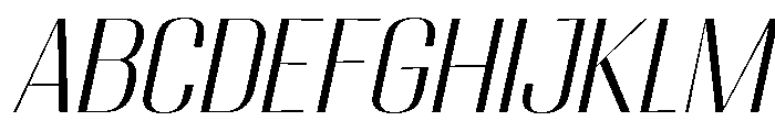 Migha-LightSlant FONT