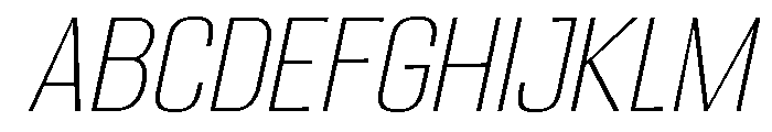 Migha-ThinCNTRSlant FONT