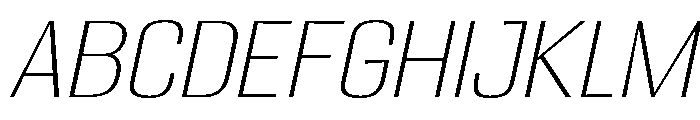 Migha-ThinSemExpCNTRSlant FONT