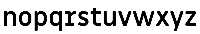 Miriam Libre Bold Font LOWERCASE